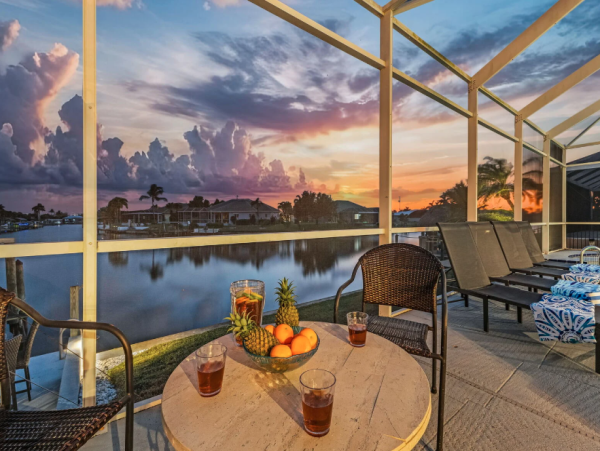 Luxury Villa in Southwest Florida with Heated Pool & Canal Views